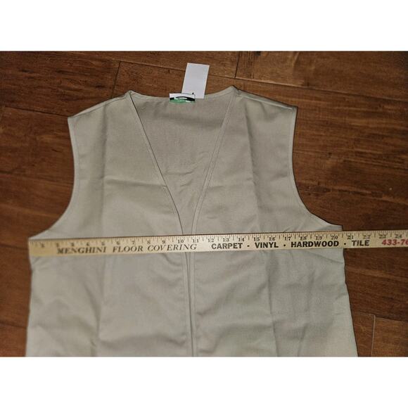 NWT! (2) Girl Scout Cadette Vest Size Large Beige - Picture 6 of 9